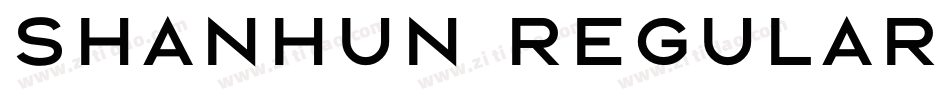 shanhun regular字体转换